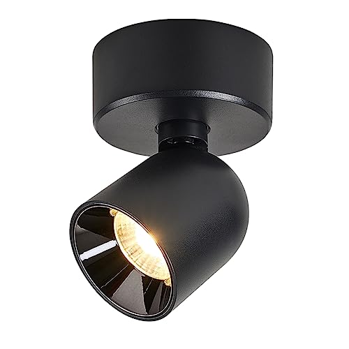 Dr.lazy 12W LED Aufbauleuchte Deckenleuchte,Deckenspots, wandleuchten,Deckenfluter,Deckenstrahler,DeckenLampe,Deckenbeleuchtung,Falten Drehen Aufputz Deckenleuchte,Aluminium … von Dr.lazy