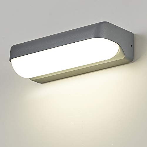 Dr.lazy 12W LED Außenleuchte Wandlampe außenlampe wandleuchte Aluminium/Acryl IP65 Wasserdicht Terasse/Garden/Korridor/1000LM 26CM für Innen und Außen … Dr.lazy 12W LED Außenleuchte Wandlampe außenlampe wandleuchte Aluminium/Acryl IP65 Wasserdicht Terasse/Garden/Korridor/1000LM 26CM für Innen und Außen … von Dr.lazy