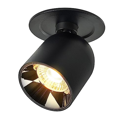 Dr.lazy 12W LED Deckenstrahler Einbauleuchten Deckenspots LED Einbaustrahler Deckenleuchten LED Deckenspot schwenkbar LED Einbauspot Innenbeleuchtung Lochmaß: 7.5cm von Dr.lazy