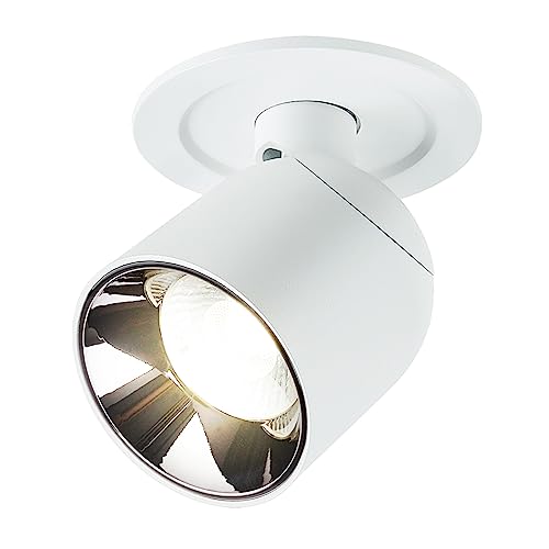 Dr.lazy 12W LED Deckenstrahler Einbauleuchten Deckenspots LED Einbaustrahler Deckenleuchten LED Deckenspot schwenkbar LED Einbauspot Innenbeleuchtung Lochmaß: 7.5cm von Dr.lazy