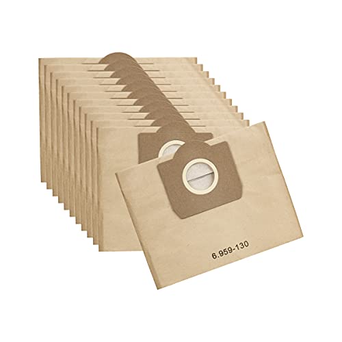 DrRobor 12 St Staubsaugerbeutel für Kärcher 6.959-130.0 Papiertüten Filter für Kärcher WD3 MV3 von DrRobor