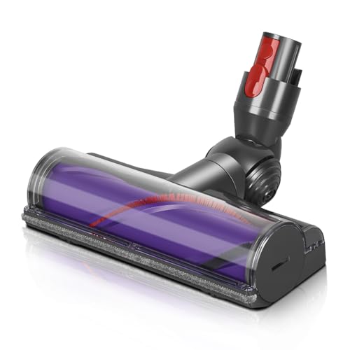 DrRobor Elektrische Bürste für Dyson V7 V8 V10 V11 V15 Staubsauger, Ersatzteil Direktantrieb Reiniger Kopf Turbine Bodendüse für Hartboden und Teppiche von DrRobor