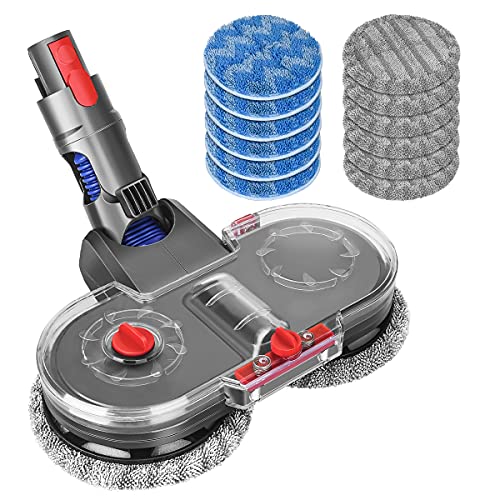 DrRobor Wischmopp Aufsatz für Dyson V15 V11 V10 V8 V7 Staubsauger, Elektrischer Wischaufsatz mit Wassertank und 12 Waschbarer Mopp DrRobor Wischmopp Aufsatz für Dyson V15 V11 V10 V8 V7 Staubsauger, Elektrischer Wischaufsatz mit Wassertank und 12 Waschbarer Mopp von DrRobor