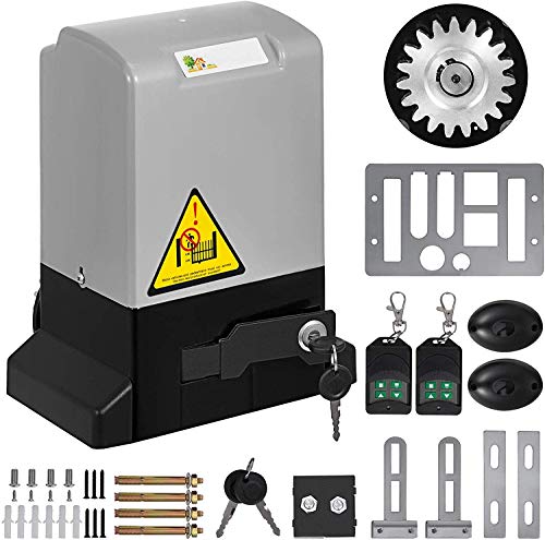 Dracotool Elektrischer Garagentoröffner 4M Rail Gate Opener für Schiebetüren für Betreiber Fernbedienung Kit für Garagentore (600 kg) von VEVOR