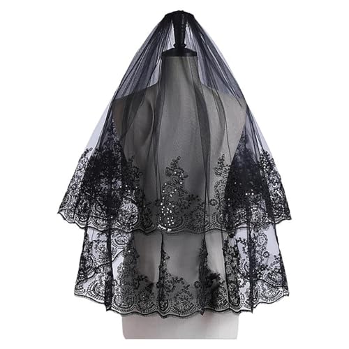Wunderschöner Spitzenschleier for die Hochzeit Brautschleier aus Kristall kurze Kathedrale Schleier for Bräute weicher Tüll Brautschleier Brautjungfern-Geschenke Frauen Wunderschöner Spitzenschleier for die Hochzeit Brautschleier aus Kristall kurze Kathedrale Schleier for Bräute weicher Tüll Brautschleier Brautjungfern-Geschenke Frauen von Dracqwn