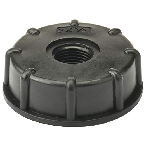 Drado IBC-Adapter 1/2 Zoll Innengewinde Ibc Tank Zubehör IBC-Behälterzubehör Adapterdeckeldeckel von Drado