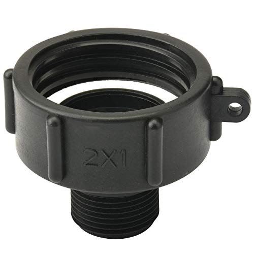 drado S60x6 IBC-Adapter NUR Innen- / Außengewinde Zur direkten Montage an einem IBC-Innenbehälter von drado