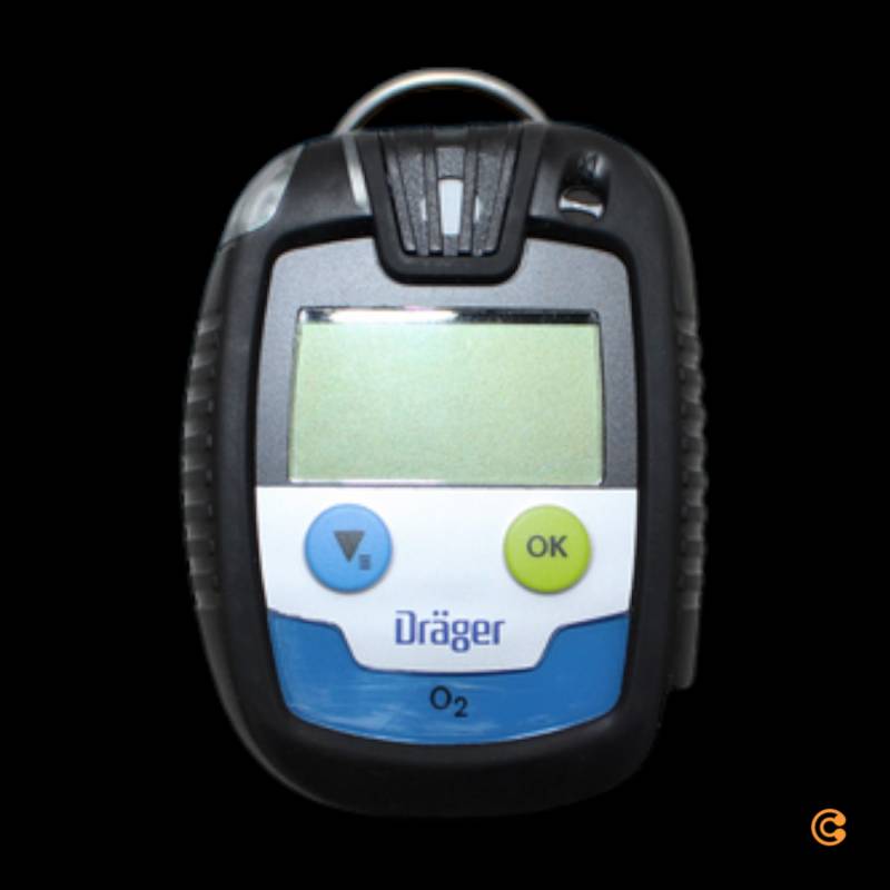 Dräger Safety Eingasmessgerät Gasmesser O2 Pac 6000 Messgerät Display Defektware D-Ware von Dräger
