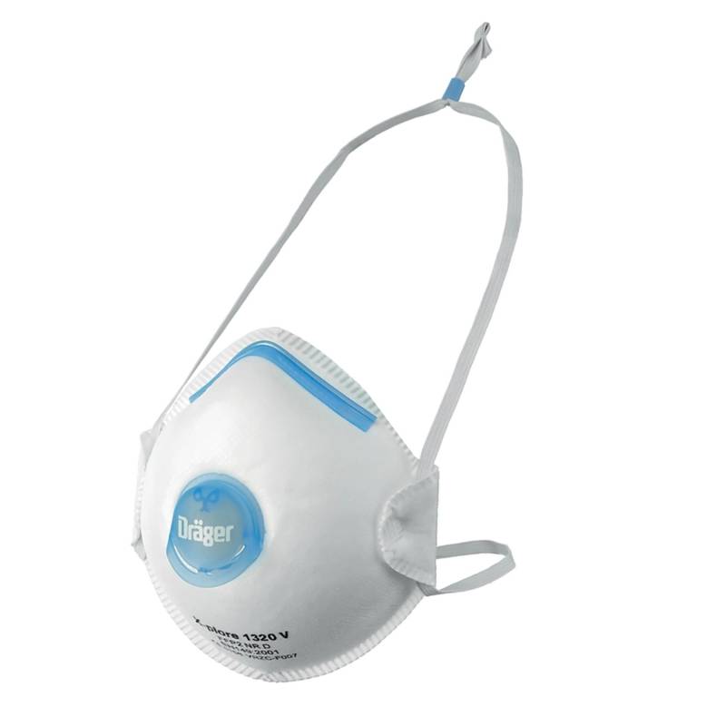Dräger Staubmaske X-plore 1320 V FFP2 mit Ventil 10 Stück Weiß von Dräger