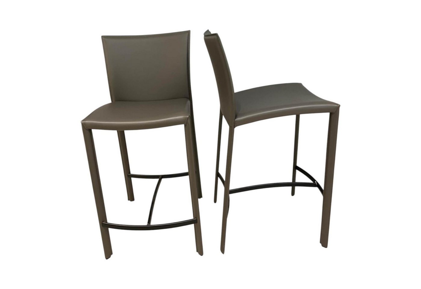 Draenert Barhocker 2er-Set Barhocker 2078 Nobile Kernleder von Draenert