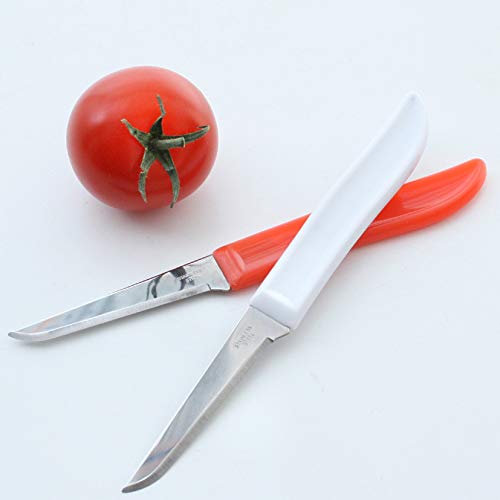 Dragimex 1 X 2er Set (Gesamtmenge = 2 Stück) Küchenmesser Schälmesser Küchenschälmesser Edelstahlklinge (18/0) von Dragimex