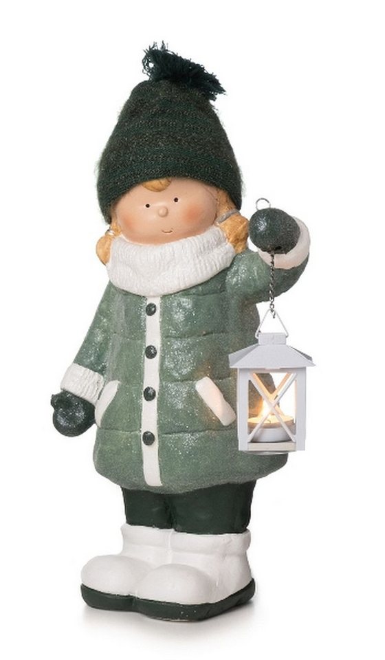Dragimex Dekofigur Gartenkinder Keramik 46 cm – Junge oder Mädchen – Winterdeko Dragimex Dekofigur Gartenkinder Keramik 46 cm – Junge oder Mädchen – Winterdeko von Dragimex