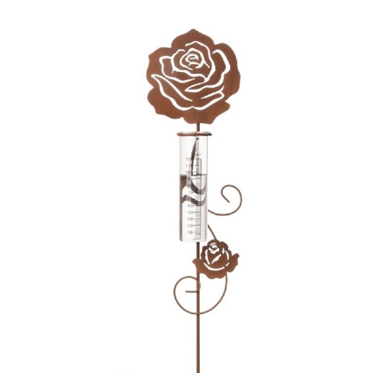 Dragimex Gartenstecker Metall Stecker. Rose mit Regenmesser Gartenstecker. Braun 110cm Dragimex Gartenstecker Metall Stecker. Rose mit Regenmesser Gartenstecker. Braun 110cm von Dragimex