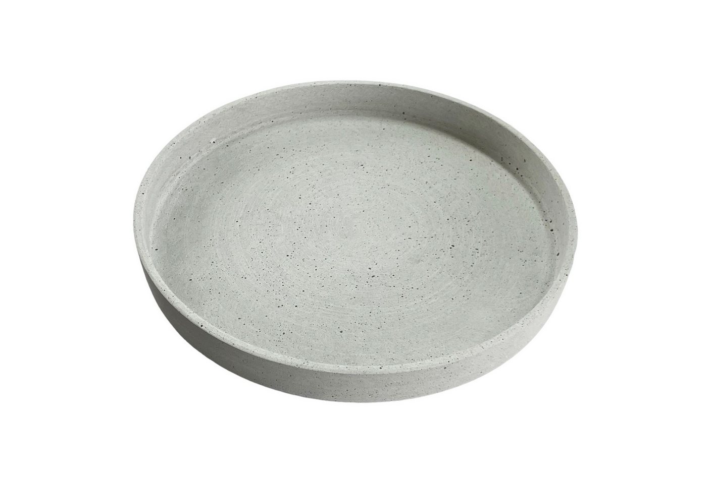 Dragimex Getränkeuntersetzer Dekoteller, Moderne Schale aus grauem Polyresin in Betonoptik Ø 30cm Dragimex Getränkeuntersetzer Dekoteller, Moderne Schale aus grauem Polyresin in Betonoptik Ø 30cm von Dragimex