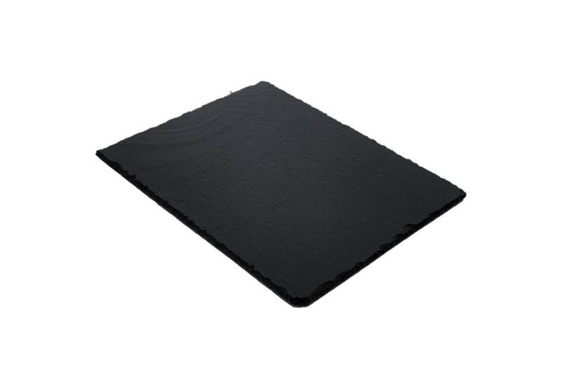 Dragimex Getränkeuntersetzer SCHIEFER-DEKOPLATTE. XL 40x30cm. Kanten GEBROCHEN. (KEIN VERSAND) von Dragimex