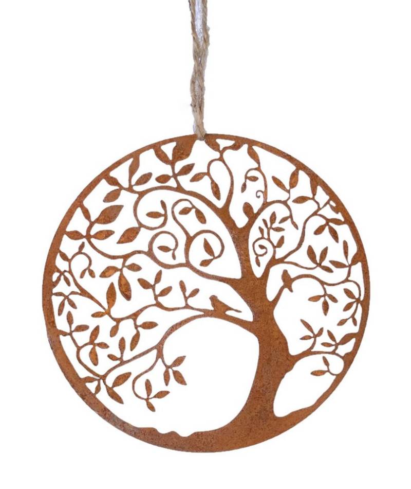 Dragimex Hängedekoration Metall Hänger. LEBENSBAUM, Baum des Lebens. Rost, Feng Shui. 16 cm. Dragimex Hängedekoration Metall Hänger. LEBENSBAUM, Baum des Lebens. Rost, Feng Shui. 16 cm. von Dragimex