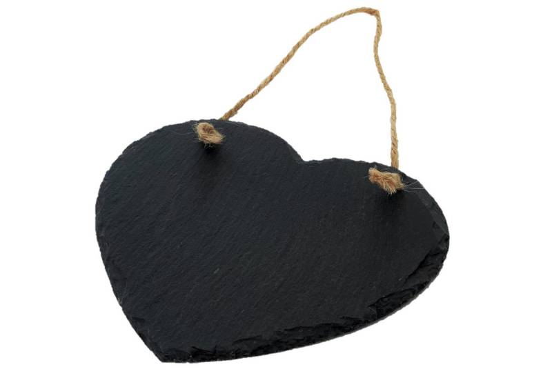 Dragimex Hängedekoration SCHIEFER-HERZ Hänger 20x17cm. Kanten GEBROCHEN. von Dragimex