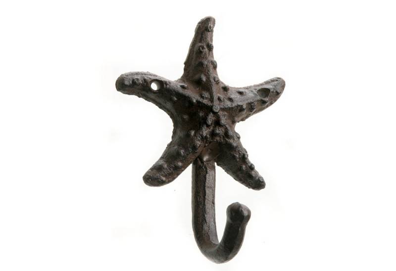 Dragimex Kleiderhaken Seestern Kleiderhaken aus Gusseisen von Dragimex