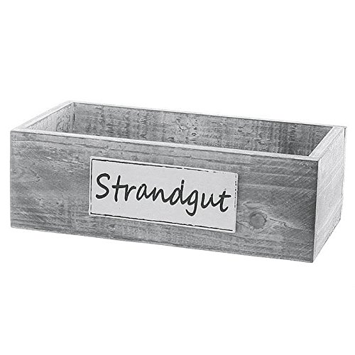 Holzbox Strandgut Größe: 10 cm H x 28 cn B x 15 cm T von Dragimex