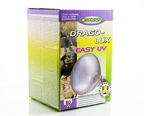 Dragon - DRAGO-LUX UV-Strahler- E27 Gewinde - mit sehr hohen UVA & UVB Anteil (80w) von Dragon