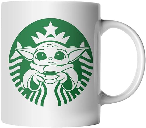 DragonHive Tasse - Kaffeehaus Logo - beidseitig Bedruckt - Geschenk Idee Kaffeetasse mit Spruch, Keramik 330ml, Tassenfarbe: Weiß von DragonHive