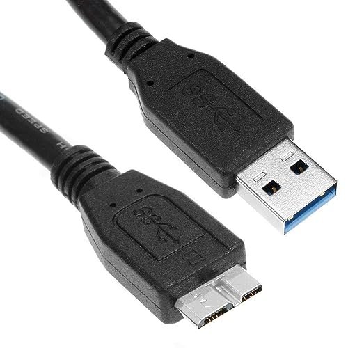 DragonTrading Ersatz USB 3.0 Kabel für Transcend StoreJet externe Festplatten - kompatibel mit StoreJet 25M3, 25M3S, 25H3, 25H3P - USB 3.0 Micro-B auf USB-A Datenkabel von DragonTrading