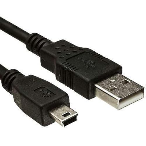 USB-Datenkabel von DragonTrading®, A-Mini-B, 5-polig, 1 m lang, Schwarz, geeignet für Nikon D7000, ersetzt UC-E3, UC-E4, UC-E5 von DragonTrading