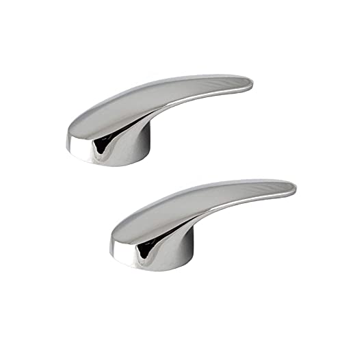 Kitchen Faucet Replacement Handle Tap Handle Lever Replacement Wasserhahn Ersatzteile Griff Faucet Handle For Bathroom,Kitchen,Sink,Bathtub Accessories Tap Replacement Accessories(2pc Silver) von DragonX2