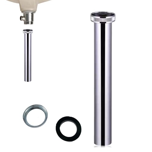 Universal Tauchrohr Für Siphon 30cm, Verlängerung Rohr Abfluss, Geliefert Mit Einer Mutter, Eine Abgedichtete Gummidichtung, Gerades Spülrohr Verlängertes Spülrohr Toilettenzubehör Universal Tauchrohr Für Siphon 30cm, Verlängerung Rohr Abfluss, Geliefert Mit Einer Mutter, Eine Abgedichtete Gummidichtung, Gerades Spülrohr Verlängertes Spülrohr Toilettenzubehör von DragonX2