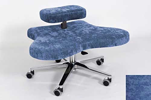 DragonflyChair - aktiver Bürostuhl zum Sitzen in verschiedenen Stellungen (im Schneidersitz, in japanischer Sitzhaltung, hocken oder auf andere Weise); wie Kinder auf dem Boden. (Large, Sky) von DragonflyChair