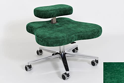 DragonflyChair - aktiver Bürostuhl zum Sitzen in verschiedenen Stellungen (im Schneidersitz, in japanischer Sitzhaltung, hocken oder auf andere Weise); wie Kinder auf dem Boden. (Standard, Forest) von DragonflyChair