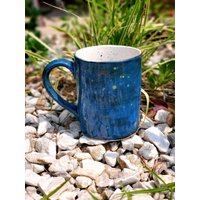 Monets Teich Jumbo 24 Oz Tasse, Extra Große Blaue Hand Glasiert, Keramik Teetasse, Kaffeebecher von DragonflyCorners