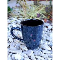 Monets Teich Jumbo 24 Oz Tasse, Extra Große Blaue Hand Glasiert, Keramik Teetasse, Kaffeebecher von DragonflyCorners
