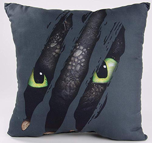 DreamWorks Dragons Toothless Toothless Cushion Clamp 35 x 35 cm Black von Dragons