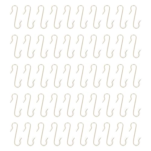 Bütic Schnellaufhänger Haken gold silber, Farbe:Gold, Pack mit:100 Stück von Bütic GmbH