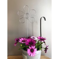 Drahtblume - Blumenstecker Aus Verzinktem Eisendraht Handgefertigte Deko Für Innen & Außen von DrahtArtSchwaegerl