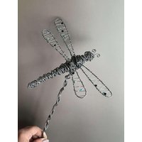 Libelle Aus Draht Mit Perlen - Garten- & Wohn-Deko, Handgefertigt von DrahtArtSchwaegerl