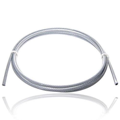 Drahtseile24 Drahtseil Stahlseil ummantelt – ummanteltes Stahlseil | 3mm – 12mm | 0,5m – 200m | Ø 10mm (8 auf 10) | 8m von Drahtseile24