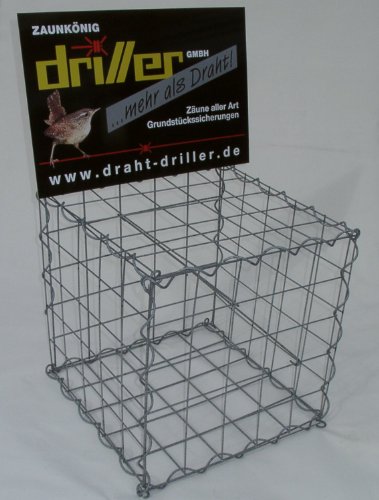 Gabionen 500 x 500 x 500 x 4,5 mm, Steinkorb Gabionenkorb von Drahtwaren Driller GmbH