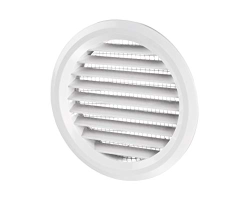Lüftungsgitter rund PVC 80mm Lüftungsgitter rund PVC 80mm von Drallauslässe und Tellerventile