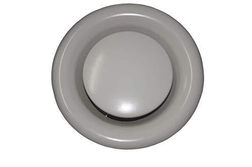 Tellerventil Metall weiß Abluft 200mm von Drallauslässe und Tellerventile