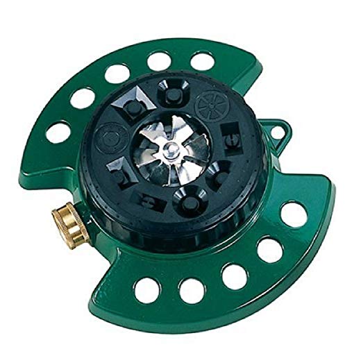 Dramm Colorstorm 9-pattern Turret Sprinkler mit widerstandsfähigen Metall Boden von DRAMM