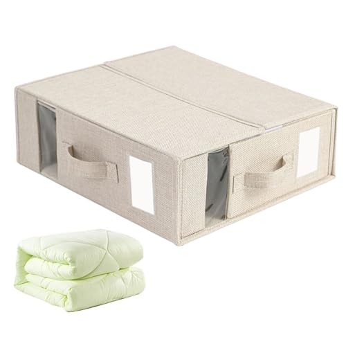 Dranng Bettwäsche Aufbewahrungs Organizer | Schrank Organizer Halter Für Bettwäsche Aufbewahrung,Faltschachtel aus Stoff für Bettdecken Kissenbezüge Decken Kleider Wohnung Schlafzimmer Dranng Bettwäsche Aufbewahrungs Organizer | Schrank Organizer Halter Für Bettwäsche Aufbewahrung,Faltschachtel aus Stoff für Bettdecken Kissenbezüge Decken Kleider Wohnung Schlafzimmer von Dranng