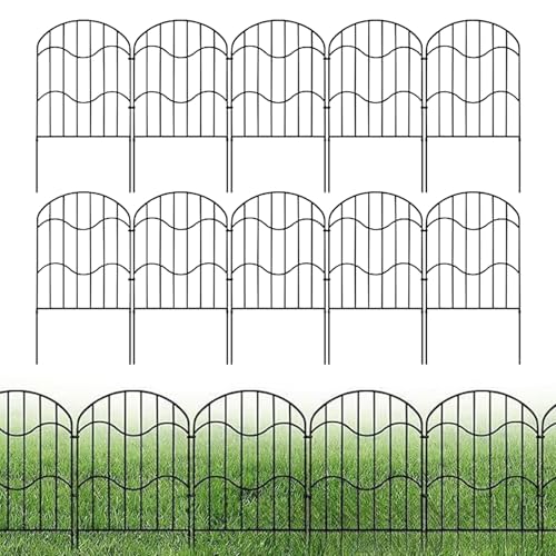 Dranng Gartenzaun-Bordüre,3,x 33cm x 61cm Klappbarer Zierzaun Für Beeteinfassung | 10 Zaunelemente Wetterfester Dekorzaun Temporäre Lösung Für Garten Rasen Terrasse Außenbereich Haustierzone Dranng Gartenzaun-Bordüre,3,x 33cm x 61cm Klappbarer Zierzaun Für Beeteinfassung | 10 Zaunelemente Wetterfester Dekorzaun Temporäre Lösung Für Garten Rasen Terrasse Außenbereich Haustierzone von Dranng