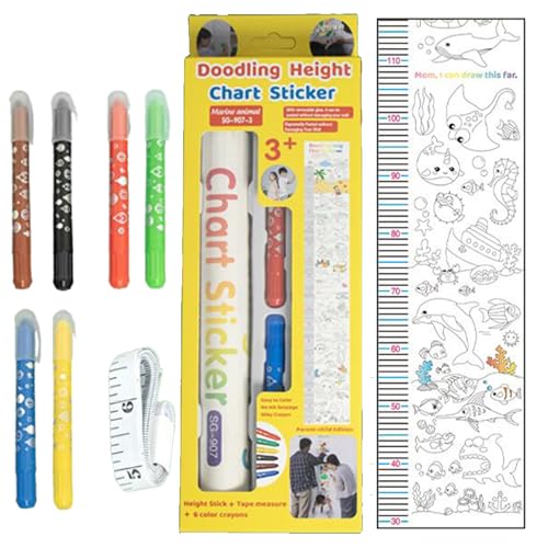 Dranng Größenmessband | Zum Bemalen Wandaufkleber Für Größenmessung,Kinderzimmer Spielzimmer Wandsticker Dranng Größenmessband | Zum Bemalen Wandaufkleber Für Größenmessung,Kinderzimmer Spielzimmer Wandsticker von Dranng