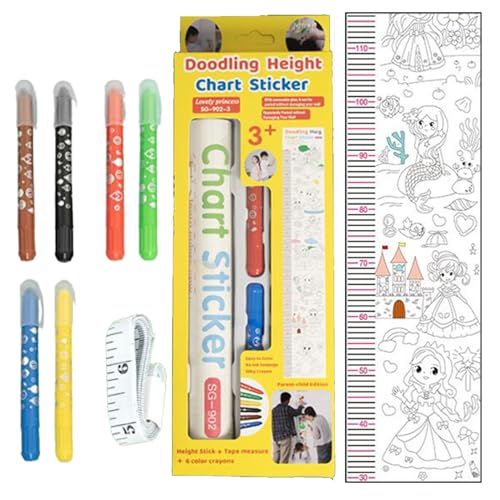 Dranng Größenmesslatte - Zum Bemalen Wandaufkleber Für Größenmessung | Kinderzimmer Spielzimmer Wandsticker Dranng Größenmesslatte - Zum Bemalen Wandaufkleber Für Größenmessung | Kinderzimmer Spielzimmer Wandsticker von Dranng