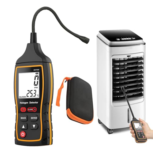 Dranng Halogen-Lecksucher - Präzises Halogen-Spürgerät Zur Leckageortung,Tragbarer Monitor Mit Feinfühligem Sensor Für Kfz Und Haushalt von Dranng