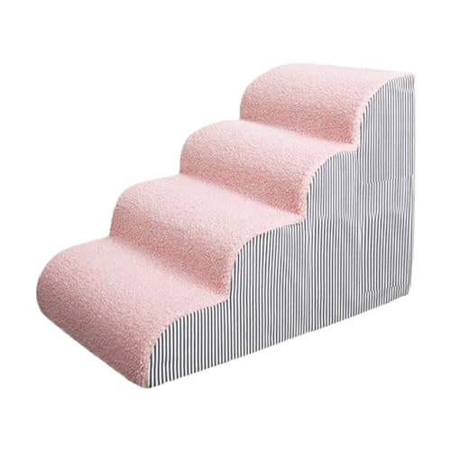 Dranng Haustiertreppe, Breite Tierstufen Indoor Bett Rampe, rutschfeste Waschbare Abdeckung Für Zuhause Auto Rampe Wohnzimmer Schlafzimmer Indoor Outdoor SUV Truck Dranng Haustiertreppe, Breite Tierstufen Indoor Bett Rampe, rutschfeste Waschbare Abdeckung Für Zuhause Auto Rampe Wohnzimmer Schlafzimmer Indoor Outdoor SUV Truck von Dranng
