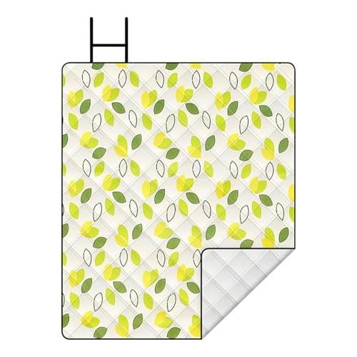 Dranng Picknickdecke - wasserdichte Stranddecke,Maschinenwaschbarer Allesaison-Teppich Für Camping Wohnzimmer Rasen Park Stadion von Dranng