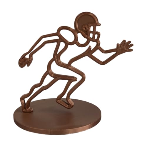 Dranng Schreibtisch Figuren,Spieler Strichkunst Sport Skulptur | Statuen Ästhetik Für Wohnzimmer Schlafzimmer Büro Wohnung Küche Bar Eingangsbereich Kamin Geburtstag Sportler Fans von Dranng